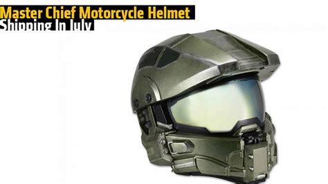 Master Chief Motorcycle Helmet Shipping In July