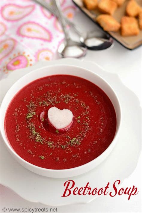 Spicy Treats: Beetroot Soup Recipe | Vegan Beetroot Soup | Roasted Beets Almond Soup | Beets ...