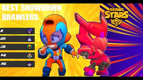 SHOWDOWN Tier list/ top 5 best solo brawlers of may 2020 - YouTube