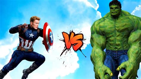 Captain America VS Hulk - YouTube