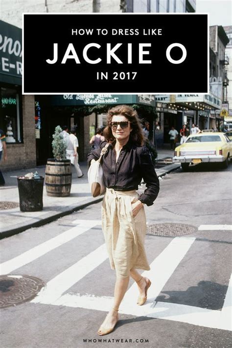 Jackie O has the most iconic style—here's how to channel her in 2017. | Jackie o style, Jackie ...