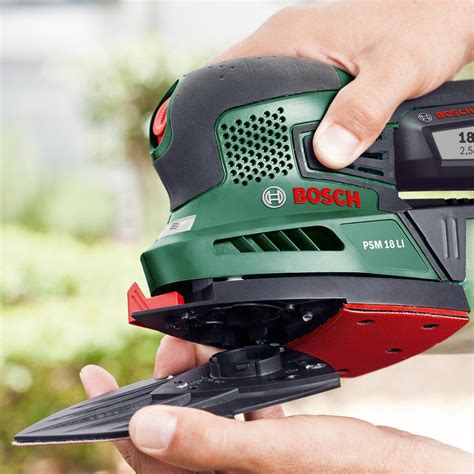 Bosch Cordless Multi Sander PSM 18 LI - Detail Sanders | Mitre 10™