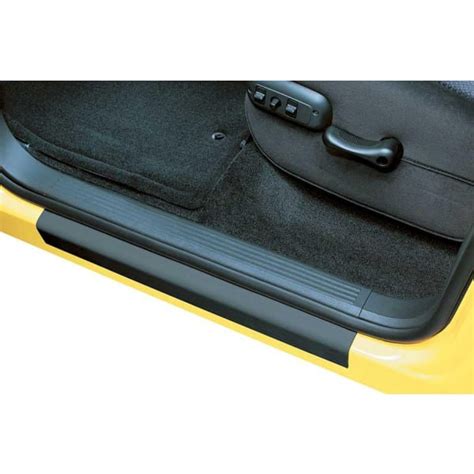 Ventshade® 88130 Door Sill Protector - Black, Molded plastic, Direct Fit, Set of 2