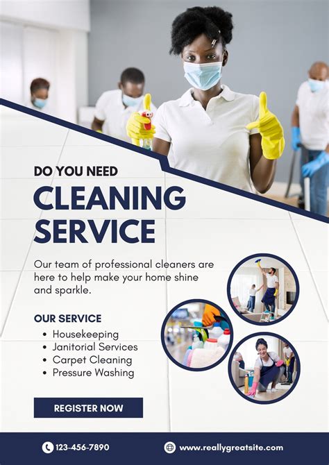 Commercial Cleaning Services Flyers