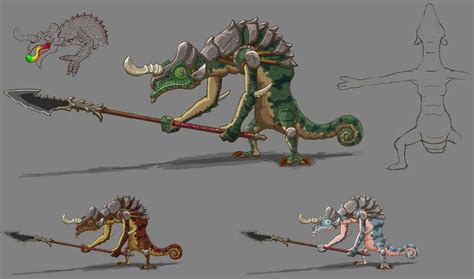 File:Lizalfos-Concept-Art.png - Zelda Dungeon Wiki, a The Legend of Zelda wiki