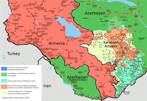 Map: Every Day of the 2020 Nagorno-Karabakh War - The Sounding Line