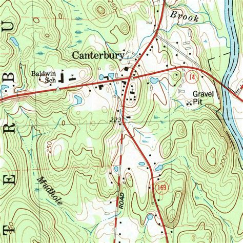 Plainfield, CT (1983, 24000-Scale) Map by United States Geological Survey | Avenza Maps