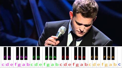 You Don't Know Me by Michael Bublé | Piano Letter Notes