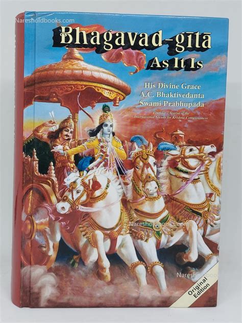 Bhagavad-Gita As It Is | Original Edition in English - Naresh Old Books Seller & Purchaser