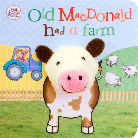 Old MacDonald Had A Farm Finger Puppet Book Board Book 1970-Now Preschool Toys & Pretend Play ...