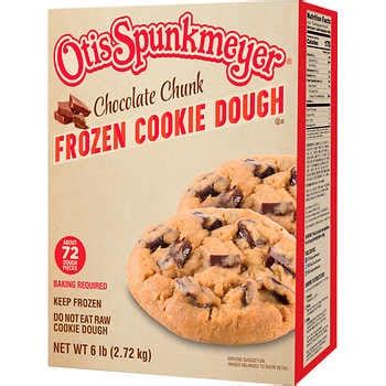 Otis Spunkmeyer Chocolate Chunk Cookie Dough, 6 lbs | Costco