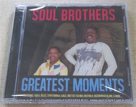 SOUL BROTHERS Greatest Moments SOUTH AFRICA Cat# CDGBS022 | Subterania