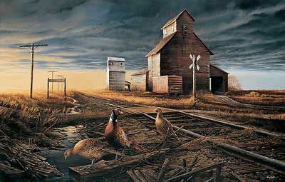 Prairie Skyline-Pheasants by Terry Redlin : Wild Wings | Terry redlin paintings, Terry redlin ...