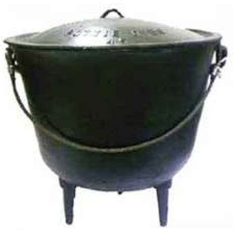 Extra Deep Cast Iron Kettle - BBQ, Camping, Events