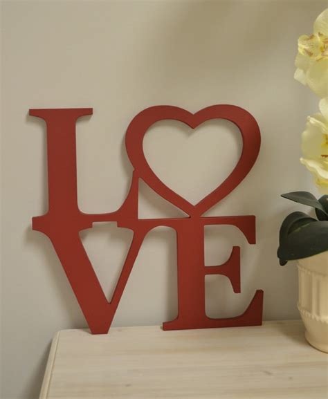 Love Wood Sign Sign Love Valentine Decor Custom Made Home - Etsy