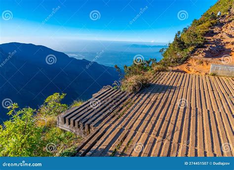 World S End Viewpoint at Horton Plains National Park at Sri Lank Stock ...