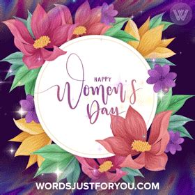 Happy Women's Day Gif – 7251 » WordsJustforYou.com - Original Creative Animated GIFs