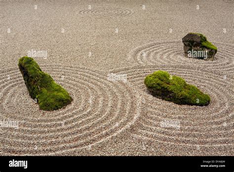 Portland Japanese Garden garden Japanese Garden winter Oregon OR USA ...