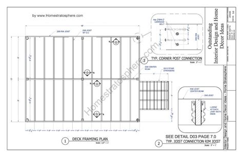 Free 12' X 16' Deck Plan Blueprint (with PDF Document Download) | Deck design plans, Deck layout ...