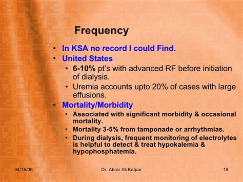 Uremic Pericarditis