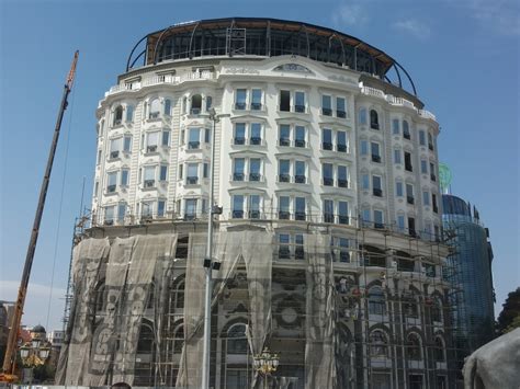 Marriott Hotel in Skopje zeigt sich fast fertig - Tourismus in Mazedonien