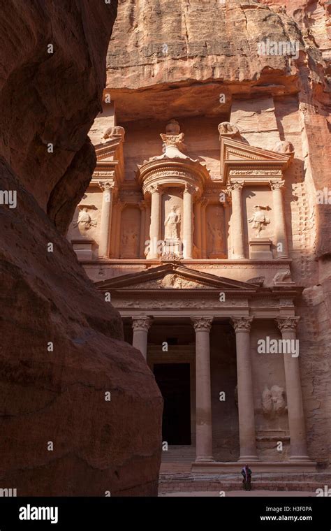 Petra Inside Al Khazneh Treasury High Resolution Stock Photography and ...