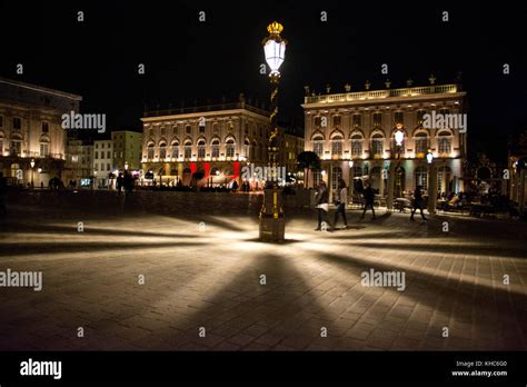 Nancy at night *** Local Caption *** France, Lorraine, Nancy, square ...