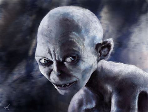 Gollum Fan Art-reproduction by BoraHelvacioglu on DeviantArt