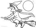 Witch Coloring Page