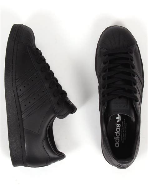 Adidas Superstar 80s Trainers Black/black, Men's, Shell Toe