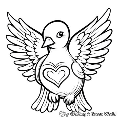 Peace Dove Coloring Pages - Free & Printable!