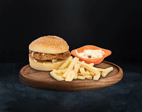 Crunchy Chicken Burger - Filli Cafe