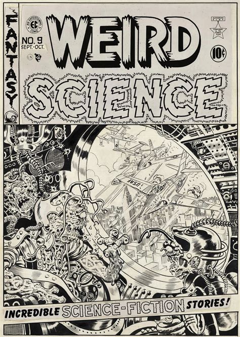 Cap'n's Comics: Weird Science #9 Cover by Wally Wood