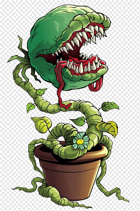 Illustration of man eating plant, Frankenstein Venus flytrap, Venus Fly Trap Plant Monster ...