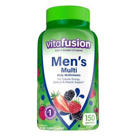 Vitafusion Men's Berry Flavored Gummy Multivitamins 150ct - Daily Men's ...