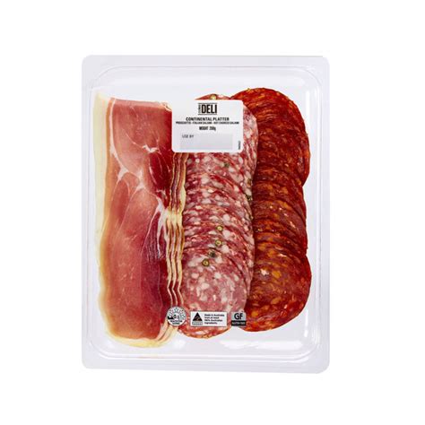 Buy Coles Deli Express Continental Selection Platter 200g | Coles