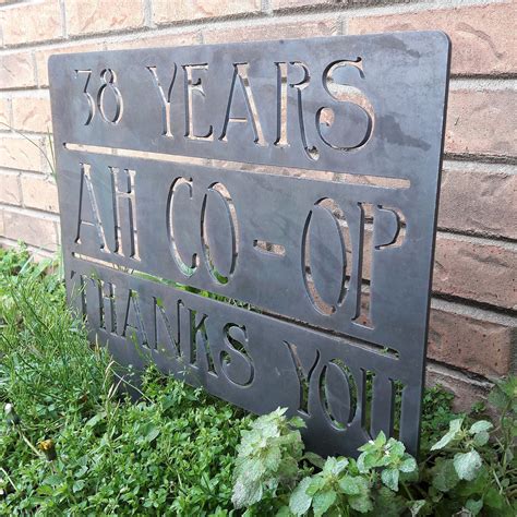 Custom Metal Garden Sign - Custom Metal Sign, Spring, Gardening, Thank – Maker Table