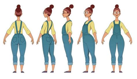 Turnaround character design | Character turnaround, Cartoon character ...