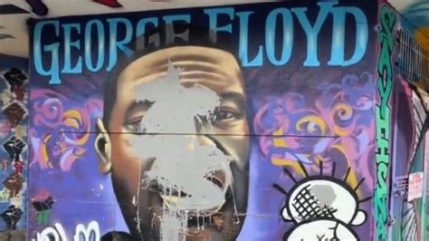 George Floyd mural in Milwaukee vandalized - ABC 6 News - kaaltv.com