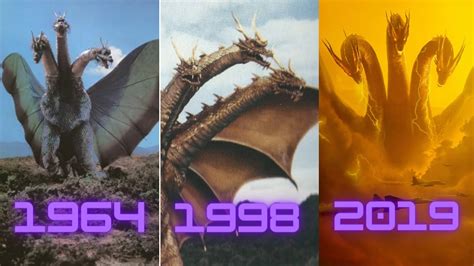 EVOLUTION OF KING GHIDORAH IN MOVIES AND CARTOONS(1964-2021) - YouTube