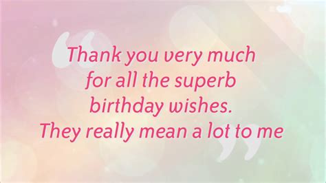 Say Thank You Replies to Birthday Wishes | Best #Replies - YouTube