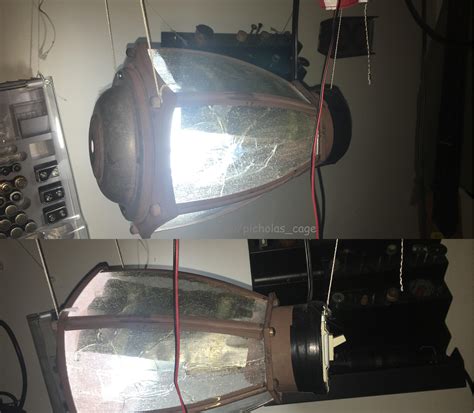 DIY overhead light i made from the remains of an outside lamp : r/DiWHY