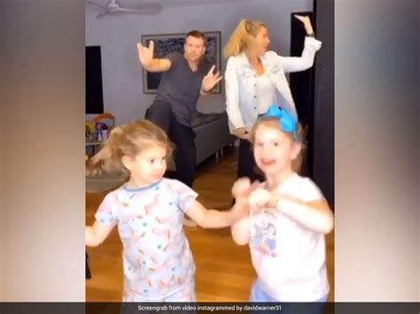 David Warner Teams Up With Wife, Daughters To Perform "Family Bhangra ...