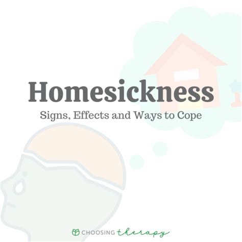 Homesickness: Effects & 7 Ways to Cope - Choosing Therapy