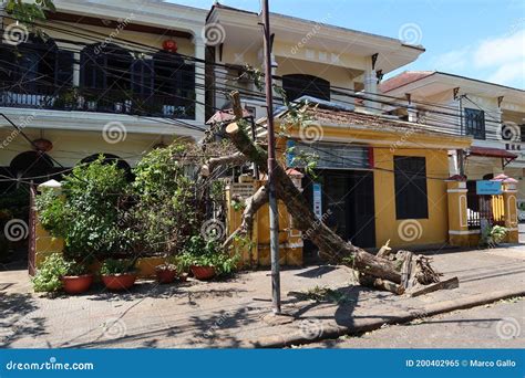 Severe Flooding and Damage in Hoi an Caused by Typhoon Molave Editorial Image - Image of climate ...