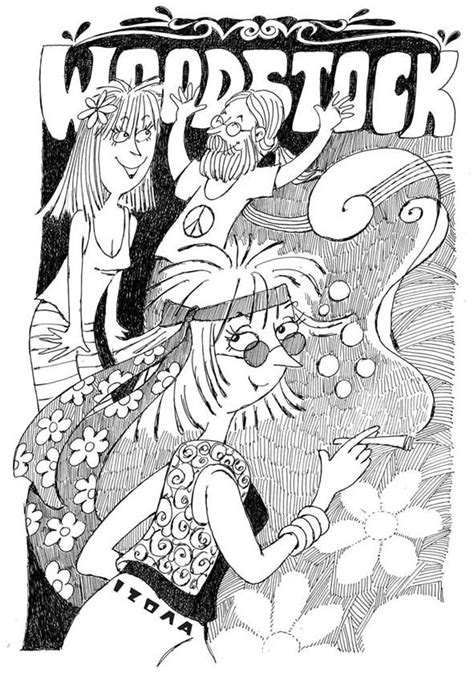 Cartoon from the short story "Izola goes to Woodstock" which I made for ...