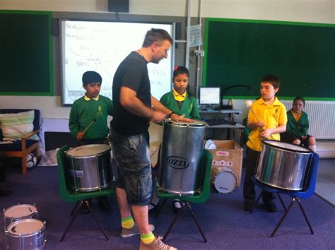 Mrs Schneider's Musical Day: Samba drumming for year 4