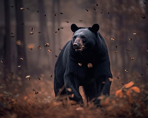 Whispers of the Forest - The Black Bear's Secret Photograph by David ...