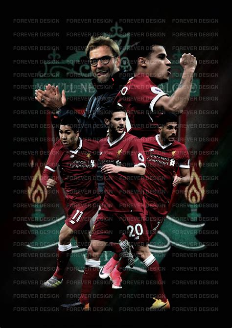 Liverpool fc 2017/2018 own design poster A3