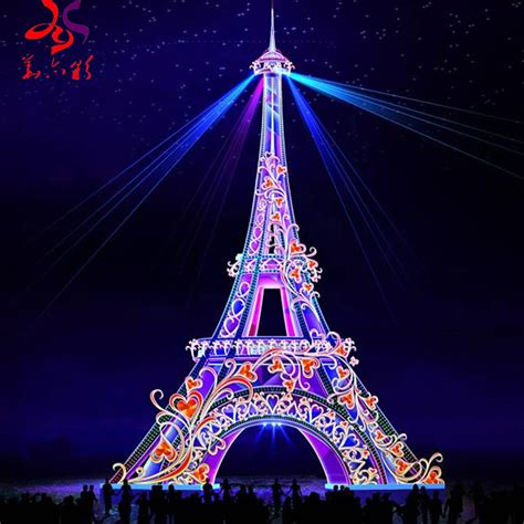 3D LED Christmas Decoration Lights Eiffel Tower LED Motif Light Christmas Light - China Motif ...